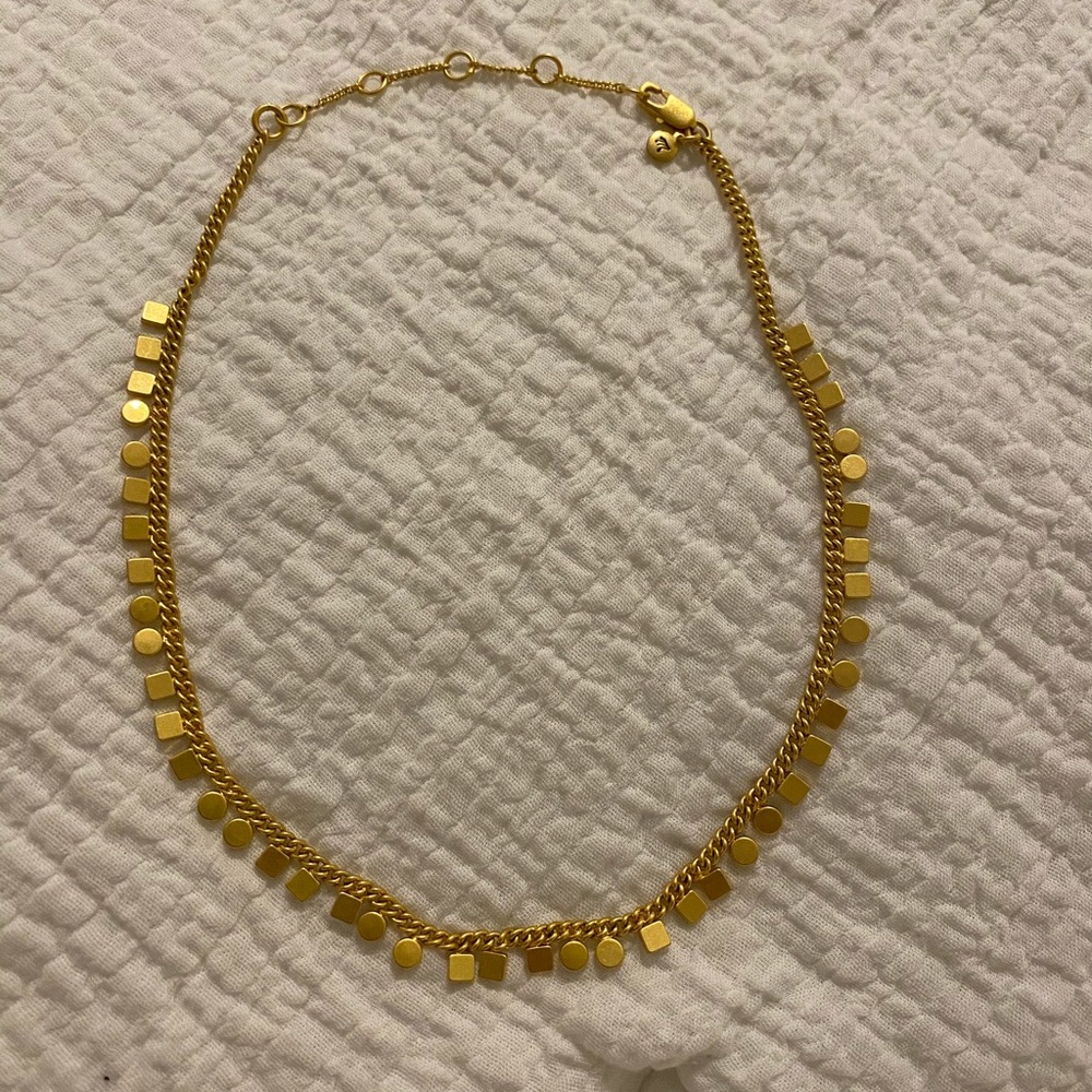 Gold Madewell necklace